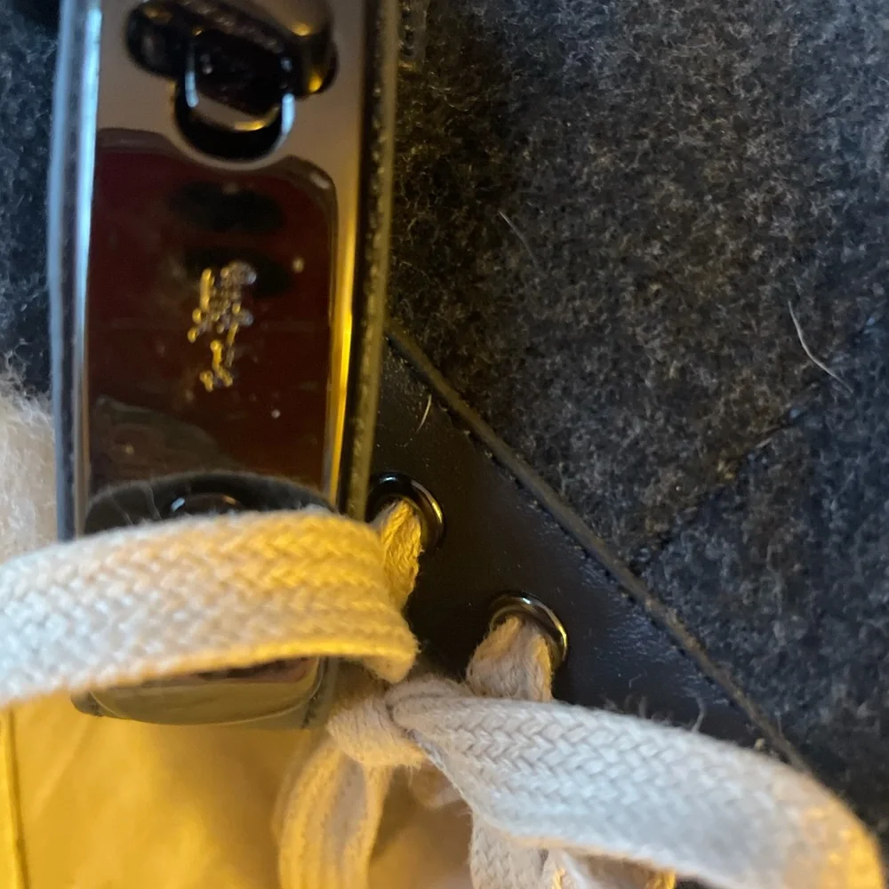 Coach EUC  gray sneaker/booties size 7 - Picture 7 of 11